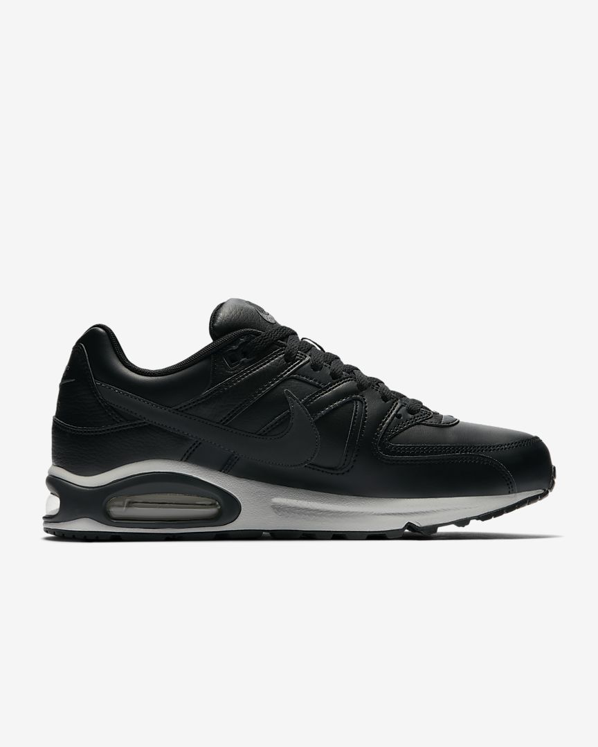 Air max black discount leather